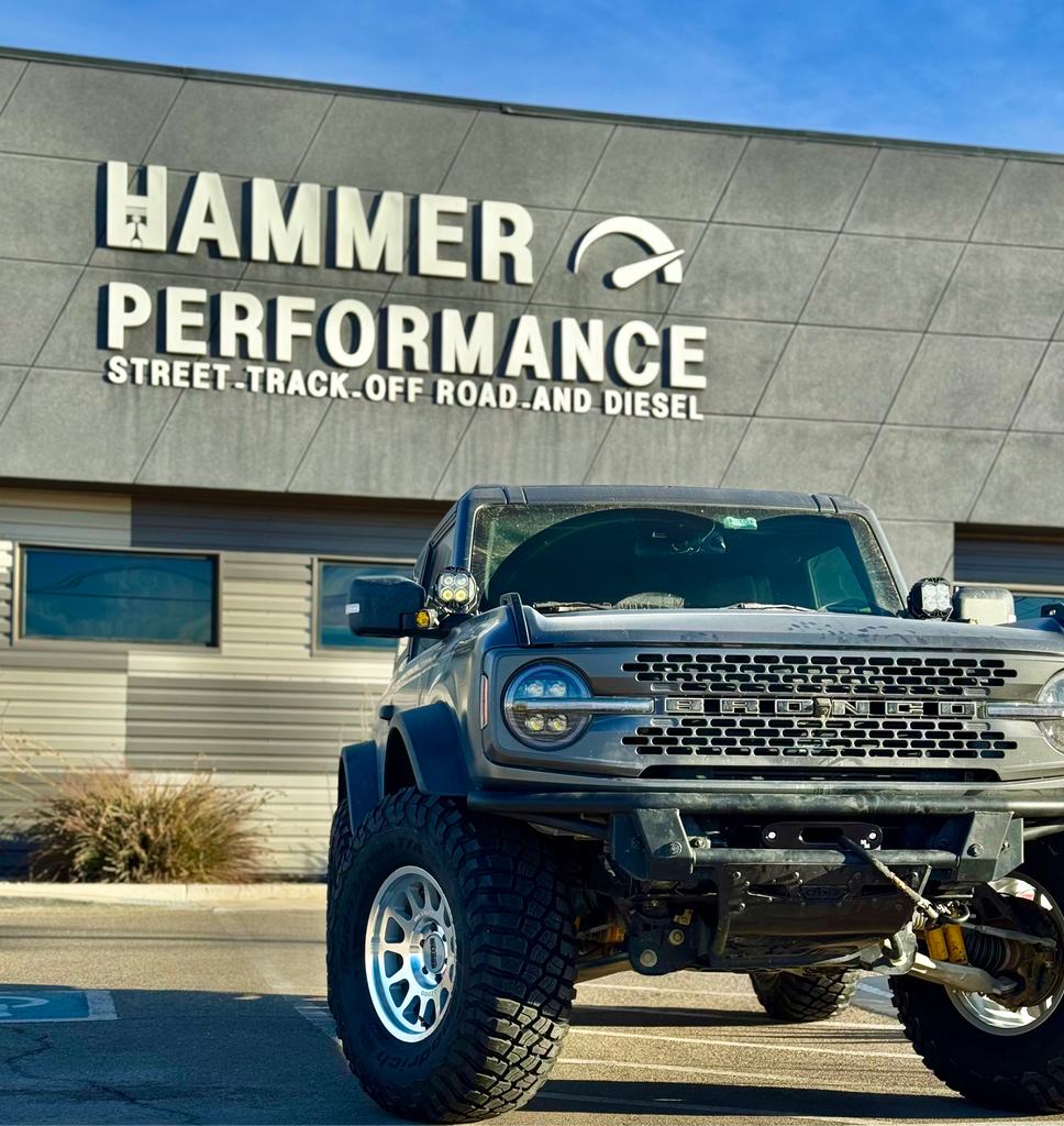 Hammer Built Ford Bronco Hidden Winch Mount
