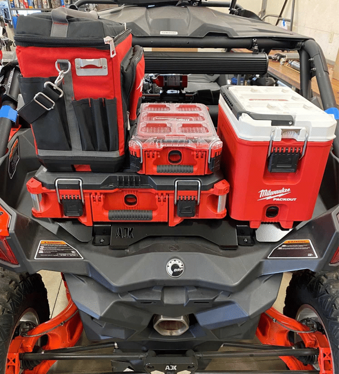 Can-Am X3 Milwaukee Packout Mount 1.5