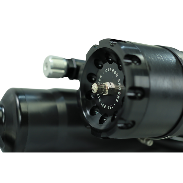 Carbon Shock Technologies  2021 to 2024 Ram 1500 TRX Stage 2 Package – 3.0 Front Coilover & 3.0 Rear 4-Tube Bypass