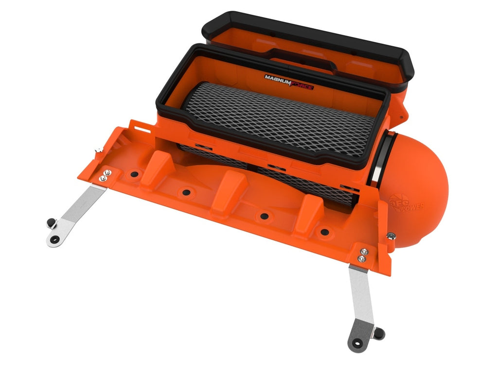 aFe 21-23 RAM 1500 TRX V8-6.2L SC Magnum FORCE Stage2 Orange Edition Cold Air Intake System w/Pro 5R
