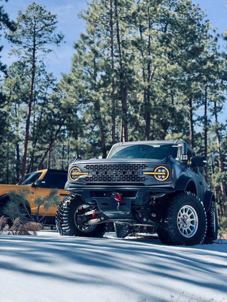 Hammer Built Ford Bronco Hidden Winch Mount