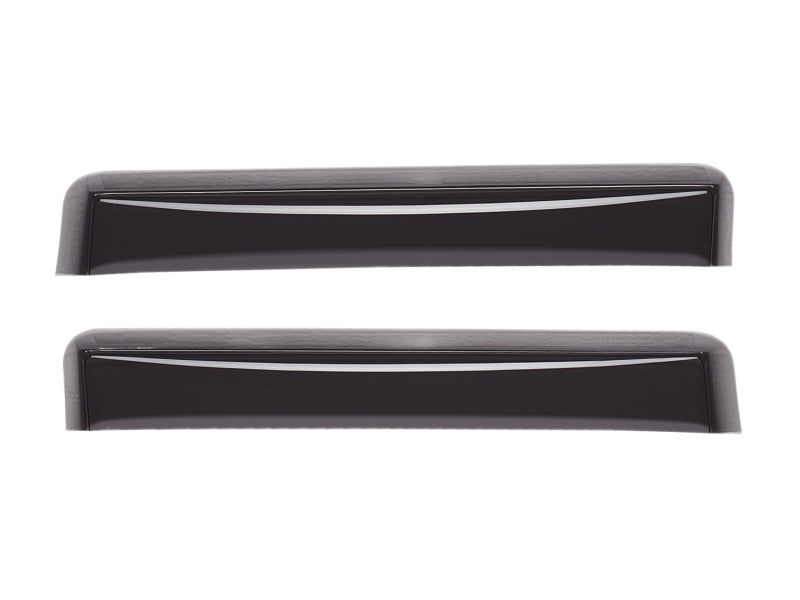WeatherTech 04-14 Ford F-150/10-14 Ford F-150 SVT Raptor Front Window Deflectors - Matte Black