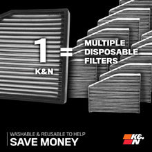 Load image into Gallery viewer, K&amp;N LIFETIME WASHABLE CABIN AIR FILTER 17-25 F150 Raptor Gen 2 / GEN 3