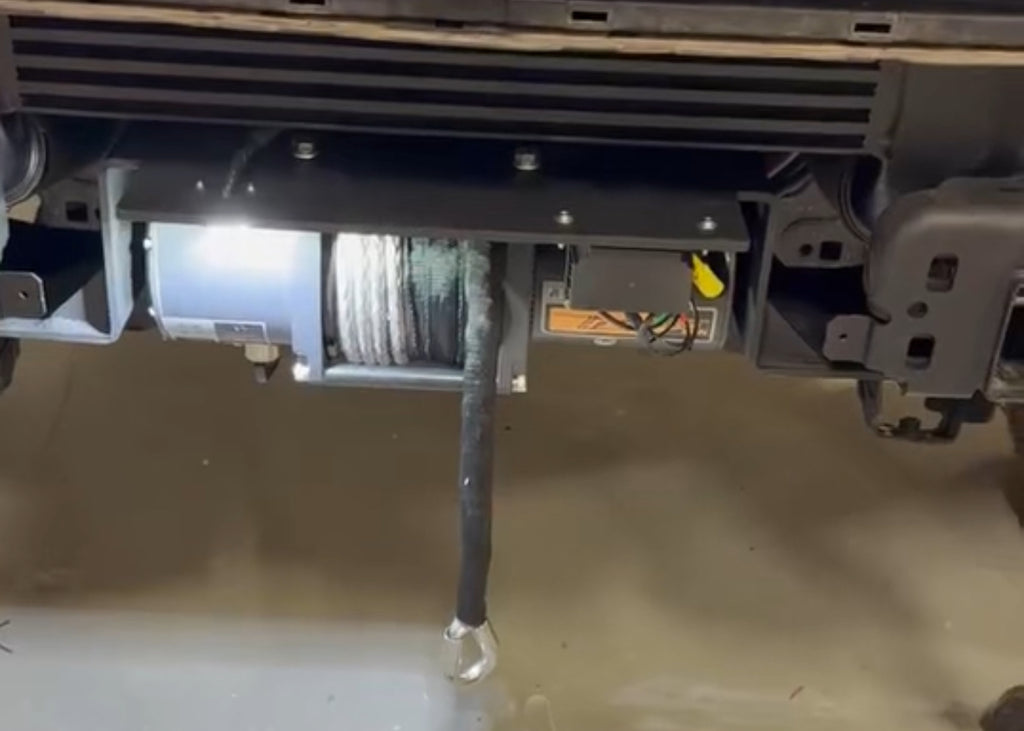 Hammer Built Ford Bronco Hidden Winch Mount