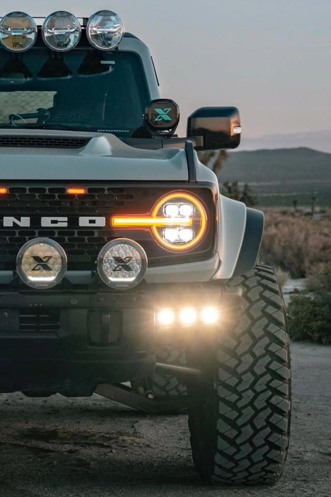 Hammer Built Bronco Triple S1 Flush Fit Fog Lights