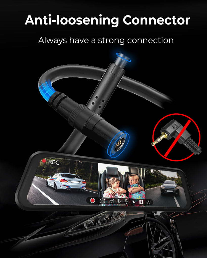 ACUMEN M4 Mirror Dash Cam Quad Channel