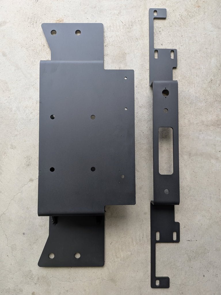 Hammer Built Ford Bronco Hidden Winch Mount