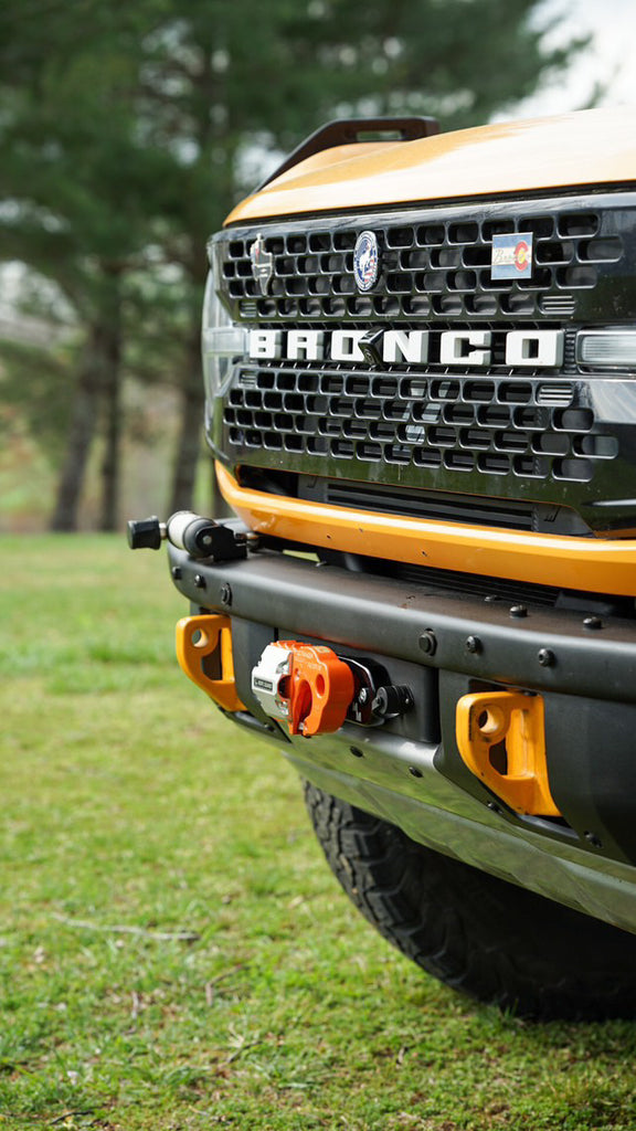 Hammer Built Ford Bronco Hidden Winch Mount