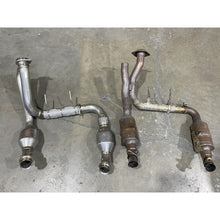 Load image into Gallery viewer, SPD PERFORMANCE 2023 - 2025 FORD F150 5.2L V8 RAPTOR R ALPHA CATTED DOWNPIPES WITH GESI CATS