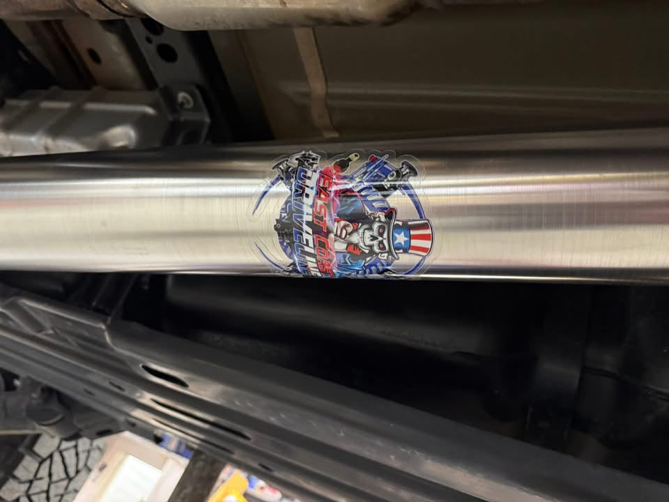 East Coast Drivelines / 4 INCH / 2021-2024 Ram 1500 TRX 6.2L S/C HD 4x.125" Aluminum Driveshaft