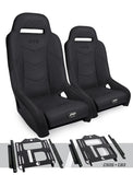 PRP Polaris RZR 570 GT3 Suspension Seats Kit (Pair) - Black & Gray