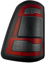 Load image into Gallery viewer, Go Recon Dodge RAM 1500 19-23 OLED Tail Lights Smoked w/ Scanning Red Turn Signals w/ Bliss - Replaces OEM LED Tail Lights