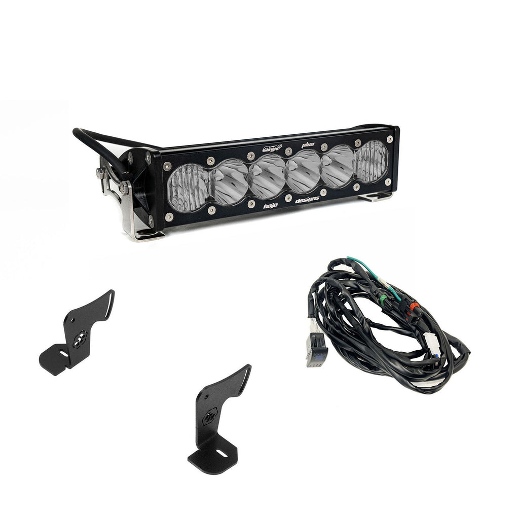 Baja Designs 2025 Polaris RZR Pro-R/S/XP OnX6+ 10in Light Bar Hood Mount Kit - Baja Amber