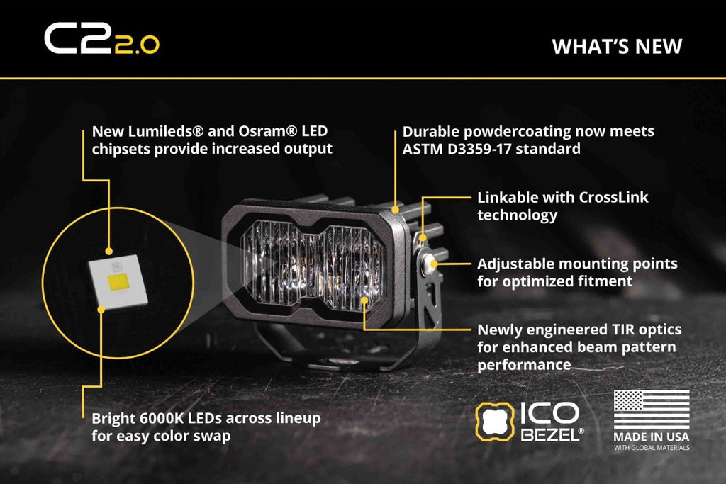 Diode Dynamics C2 2.0 SAE LED Pods (pair)