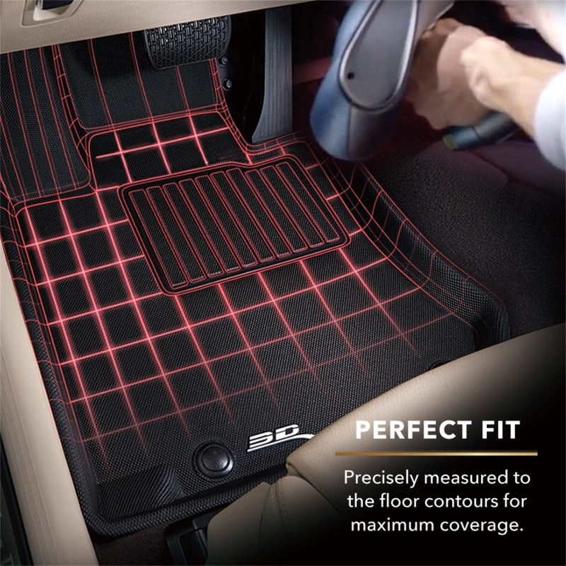 3D MAXpider 05-11 Toyota Tacoma Double Cab Kagu Black Full Set