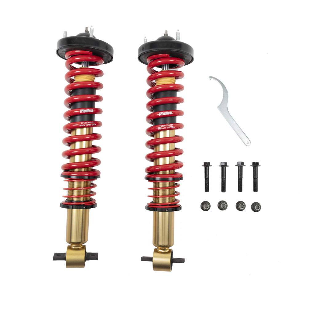 BELTECH COIL OVER KIT | 0-2 INCH LEVELING Ford F150 2015-2020 All Cabs 2WD/4WD