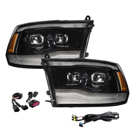 2009-2018 Ram 1500/2500/3500 LED Projector Headlights (pair)