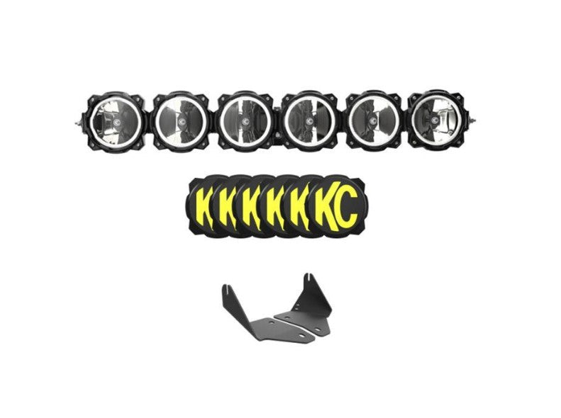 KC HiLiTES 2020+ Polaris RZR Turbo R/Pro XP 39in. Pro6 Gravity LED 6-Light 120w Combo Beam