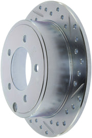 StopTech Select Sport 07-12 Chrysler Sebring Drilled / Slotted Rear Left Rotor