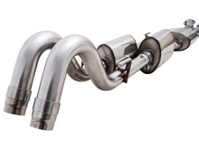 Load image into Gallery viewer, AWE Tuning 16-22 Toyota Tacoma 0FG Cat-Back Exhaust w/ BashGuard - Dual Diamond Black Tips