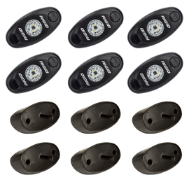 Rigid Industries Rock Light Kit- Amber (6 lights)