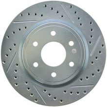 Load image into Gallery viewer, StopTech Select Sport 05-15 Nissan Xterra / 05-12 Pathfinder Slotted and Drilled Left Front Rotor