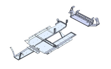 Load image into Gallery viewer, NEXT VENTURE MOTORSPORTS JLU ALUMINUM BELLY SKIDS - 392 HEMI CAST BARE