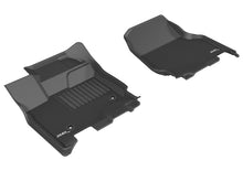 Load image into Gallery viewer, 3D MAXpider 2015-2020 Ford F-150 SuperCab/SuperCrew Kagu 1st Row Floormat - Black