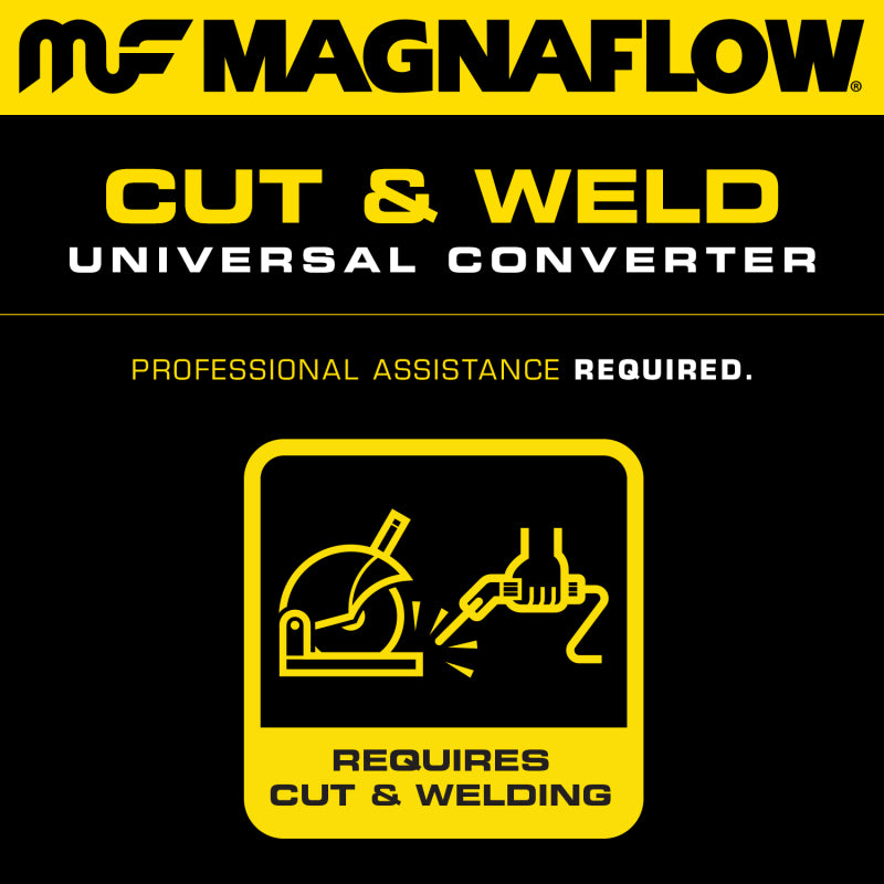 MagnaFlow Universal Catalytic Converter 2.25 inch T2 Rear