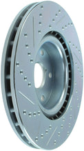 Load image into Gallery viewer, StopTech Select Sport 13-17 Subaru WRX STI Slotted and Drilled Left Rotor