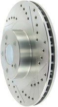 Load image into Gallery viewer, StopTech Select Sport 03-08 Subaru Forester Sport Slotted and Drilled Right Front Rotor