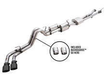 Load image into Gallery viewer, AWE Tuning 16-22 Toyota Tacoma 0FG Cat-Back Exhaust w/ BashGuard - Dual Diamond Black Tips