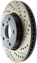 Load image into Gallery viewer, StopTech SportStop 10 Lexus HS 250h / 08-09 Scion xB Slotted &amp; Drilled Left Front Rotor