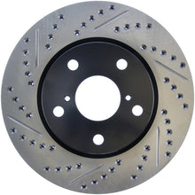 Load image into Gallery viewer, StopTech SportStop 10 Lexus HS 250h / 08-09 Scion xB Slotted &amp; Drilled Right Front Rotor