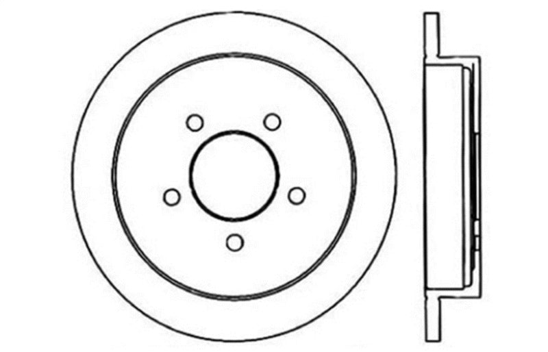 StopTech Sport Cryo Drilled Rotor