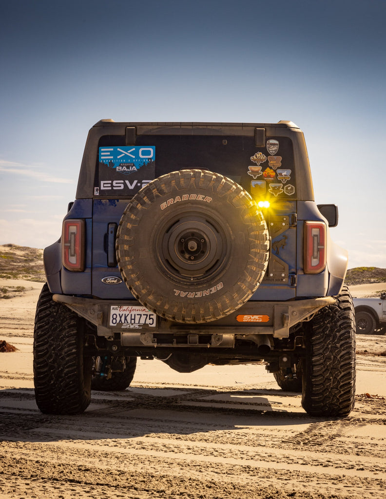 Hammer Built Bronco Antenna/Light/Whip Mount For Tail Gate Support